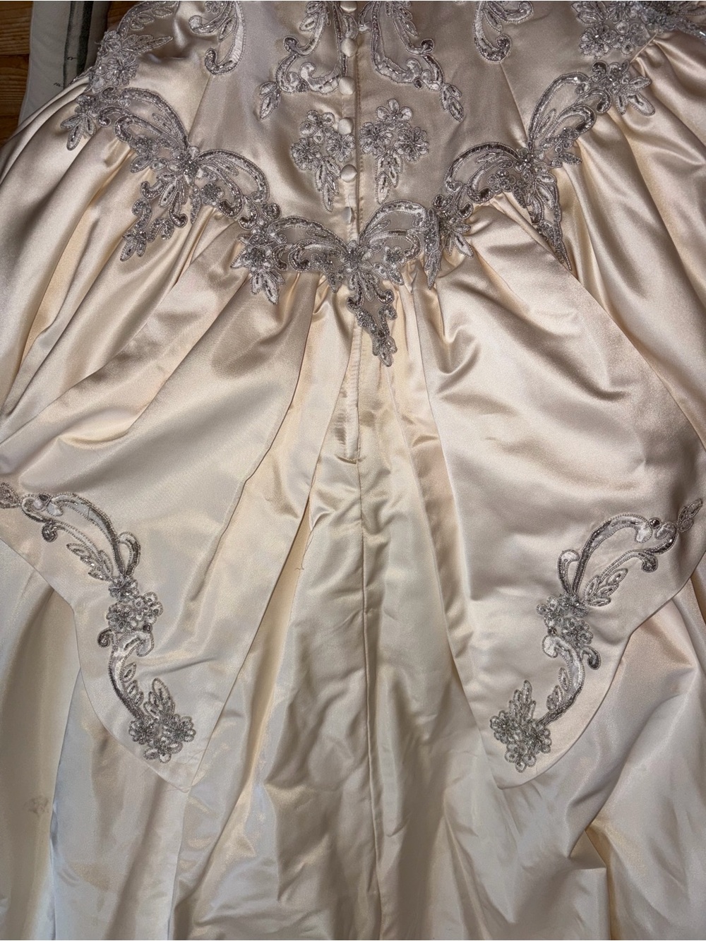 Vintage 2002 Eve of Milady Style 4117 Wedding Gown. Size 12 unaltered - Picture 9 of 14